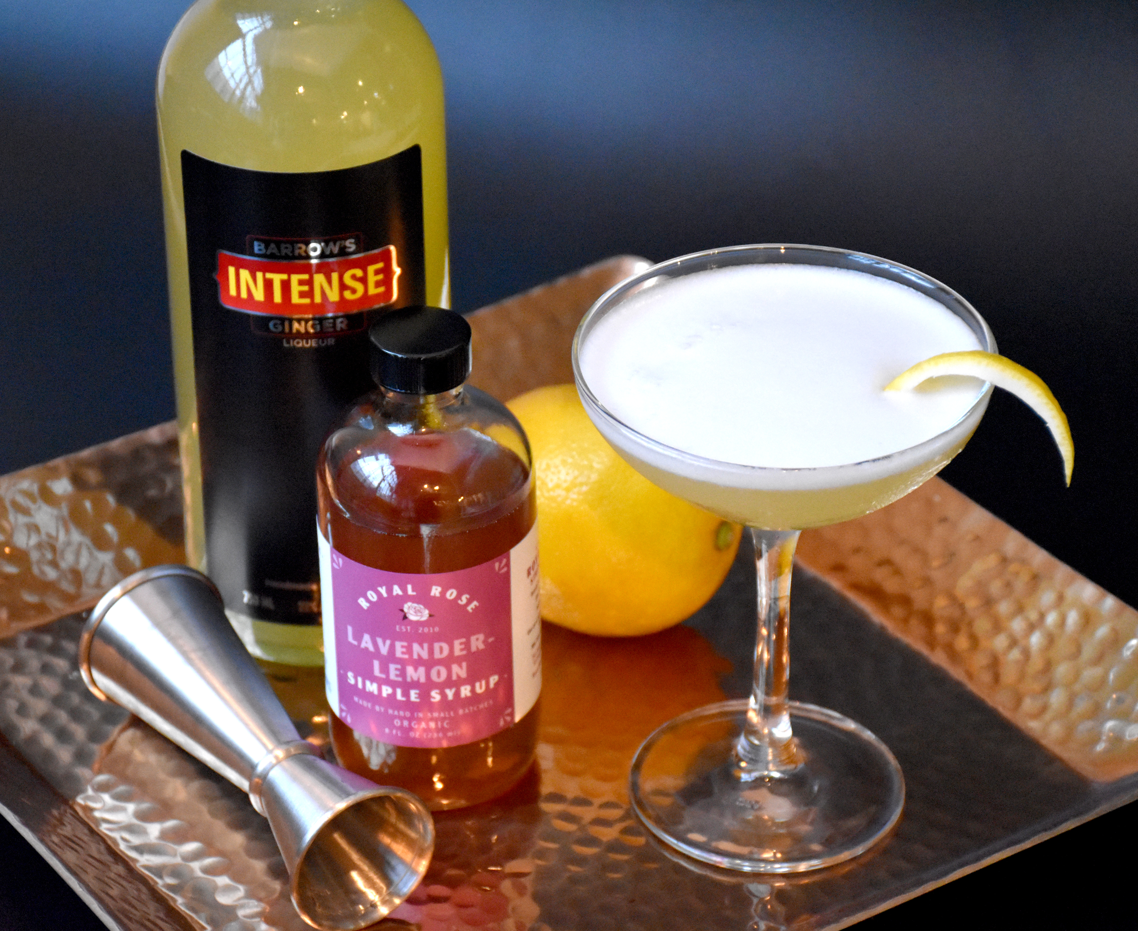 Lavandula Sour | Barrow's Intense Ginger Liqueur Lavandula Ginger Sour | Barrow's Intense Ginger Cocktails