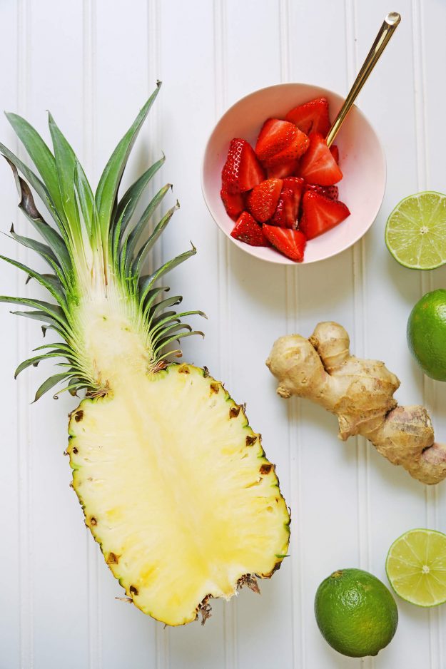 Strawberry Pineapple Ginger Tiki Bird Strawberry Pineapple Ginger