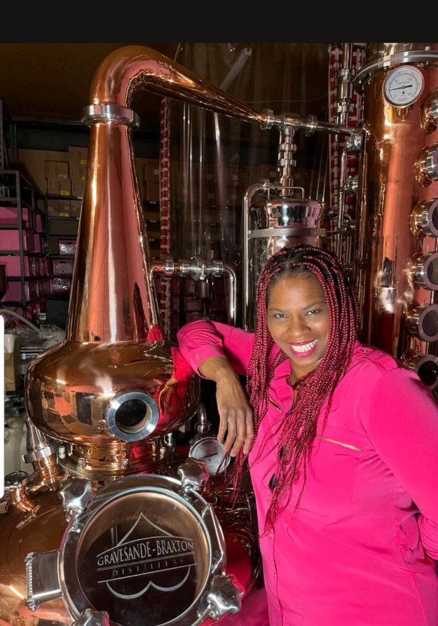 Vanessa Braxton Aka Vanessa Gravesande Braxton , CEO ...Master Distiller and Master Blender Vanessa Braxton, First African American Woman Master Distiller and Master Blender in the USA were awarded the New York State Proclamation by the Legislator, 16th District for such an accomplishment. She wanted to honor her Father, Grandfather, and Great GrandFather's Family Name which is her maiden ...The Gravesandes.  Vanessa is a direct Descendant of "Lauren Storm Van Gravesande",  Governor of Essequibo, and Demerara  is Aka Guyana!  The Gravesande is Dutch from, Netherlands and Scotland with a rich history in Government,  Scientists, Engineers, and Entrepreneurs in Real Estate. Even Making Scotch in Scotland in the late 1890 after settling in Renfrewshire..but everyone made Scotch in the 1800's  it was a way of life.  Vanessa also wanted to honor her husband name Braxton which she carries still for over 27 years as a Wife and Mother and will be her legacy to her children and generations to come. The Braxton has deep roots all the way back to over 400 years in the US. They are African American Descendants of Slaves which built the US country!  Well know as Inventors, Entertainers, Educators and Religious influencers with a strong family bond!  Therefore Gravesande Braxton Distillers was the perfect combination of Vanessa Braxton maiden name and her married name reflecting the rich history and a strong future for her legacy! Vanessa Braxton aka Vanessa Gravesande Braxton , CEO