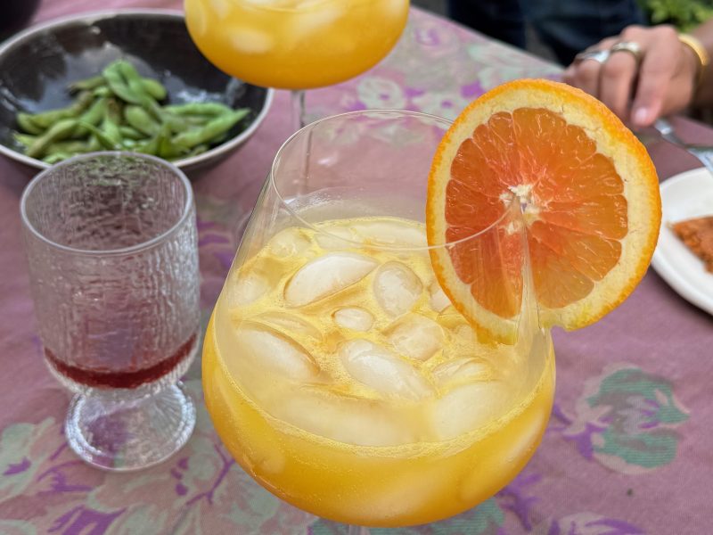 OMG (Orange, Mango, Ginger) Spritz